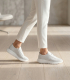 White perforated sneakers 2532