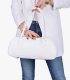 Discounted set of white perforated sneakers 2532 + Diana handbag
