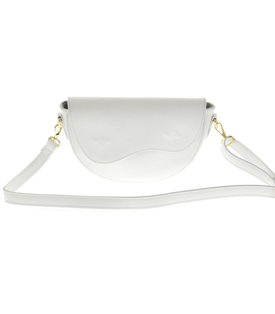 Discounted set of white perforated sneakers 2532 + Linda handbag