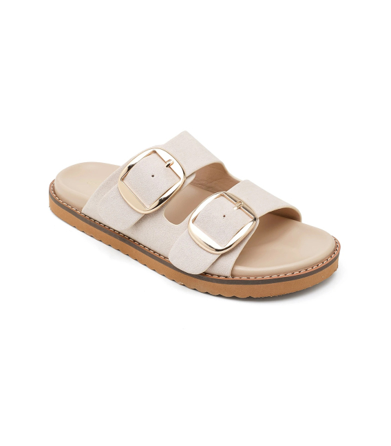 Women's beige slippers