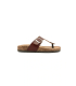 Women's sports brown flip-flops