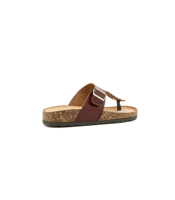 Women's sports brown flip-flops