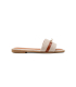 Beige comfortable slippers