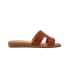Comfortable elegant brown slippers