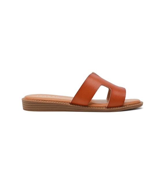 Comfortable elegant orange slippers