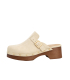 Beige women's slippers
