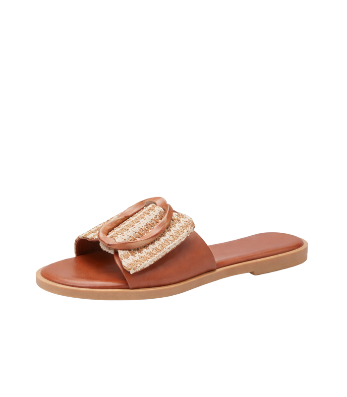  Women's elegant slippers camel