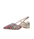 Women's colorful heeled sandals