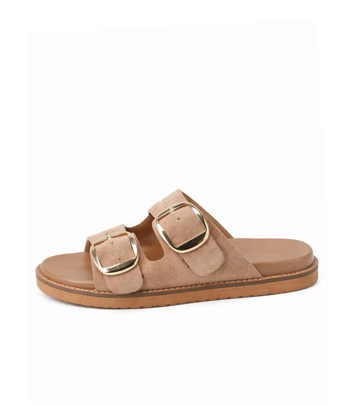 Women's brown slippers