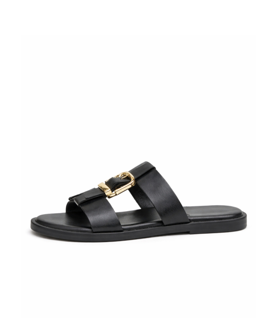 Black modern flip-flops