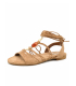 Women's cinnamon lace-up sandals