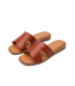 Comfortable elegant brown slippers
