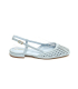Low comfortable sandals blue