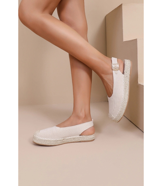 Beige summer sandals