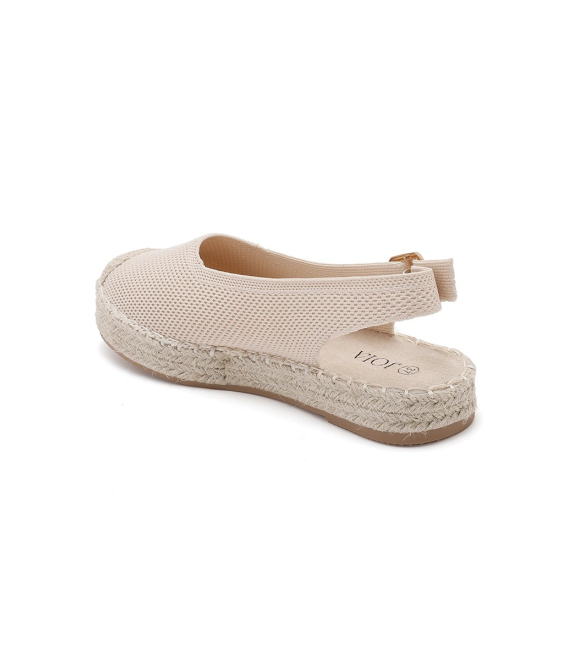 Beige summer sandals