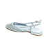 Low comfortable sandals blue