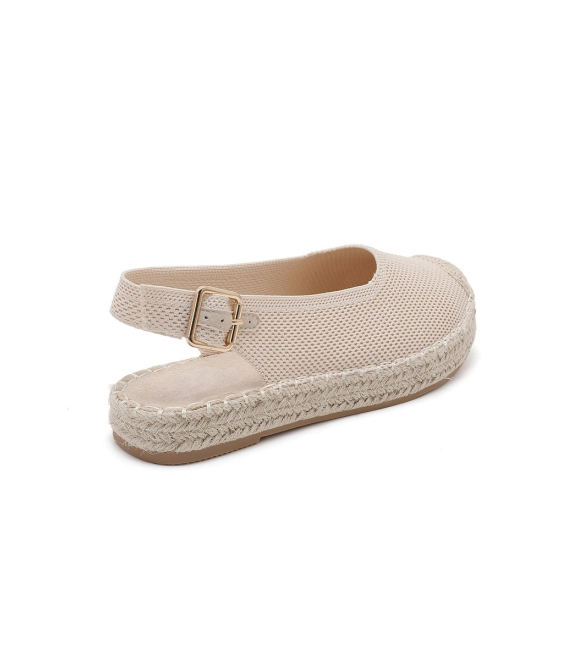 Beige summer sandals