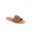 Modern comfortable taupe slippers