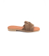 Modern comfortable taupe slippers