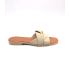 Modern comfortable beige slippers