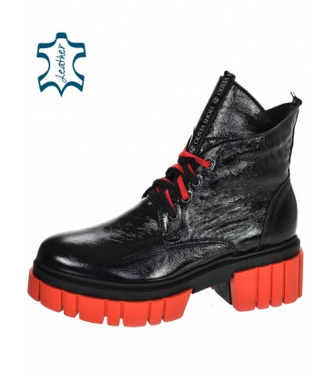 Black-red leather workers DKO3023