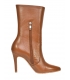 Brown ankle boots on heel 8154-B335