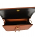 Brown handbag with gold applications BOBI 