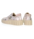 Pink glittery stylish sneakers on the ROSELLA sole DTE2118