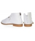 White comfortable soft leather sandals 3021