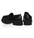 Black ankle boots with black fur on the sole Amalfi DBA5100