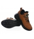 Cognac insulated sneakers with black sole 1612