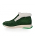 Green insulated ankle sneakers 004-150KU