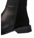 Black comfortable ankle boots 9958