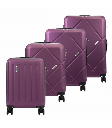 Gregorio 3015 Purple Travel Suitcase Set