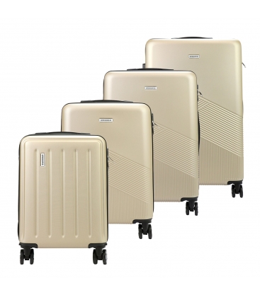 Gregorio 3028 beige travel suitcase set
