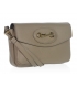 Beige leather handbag with golden Celeste decoration