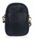 Small blue leather handbag Lujza