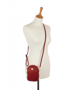 Small red leather handbag Lujza