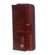 Women's red patent leather wallet with crocodile pattern GROSSO PN34