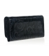 Women's black patent leather wallet GROSSO