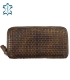 Timea brown crossbody leather wallet