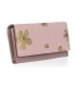 Pink wallet with flowers PN26