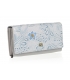 Gray wallet with flowers PN20