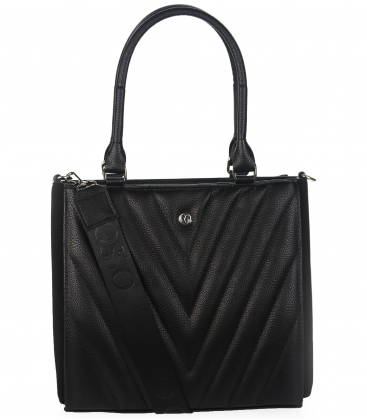 Women's black elegant handbag Zuzi