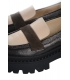 Black and beige comfortable shoes N967