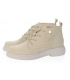 Beige ankle boots Z908