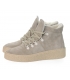 Beige ankle insulated sneakers Z537S3