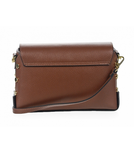  Brown elegant crossbody handbag by Kristina