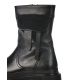 Black winter boots with side decoration 221369
