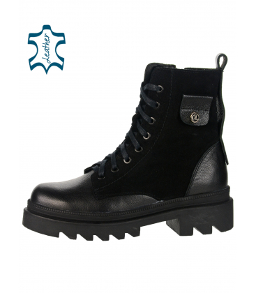 Black insulated boots 5-1447-012